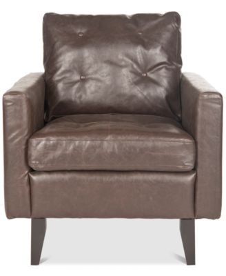 Olden Faux Leather Accent Chair