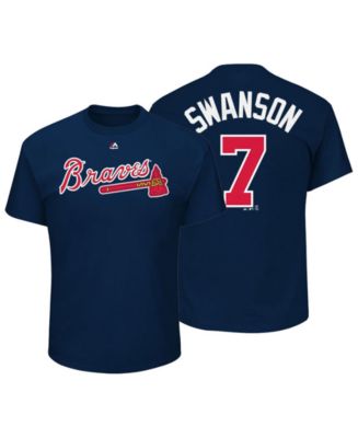 Dansby Swanson Atlanta Braves Majestic Authentic Collection On