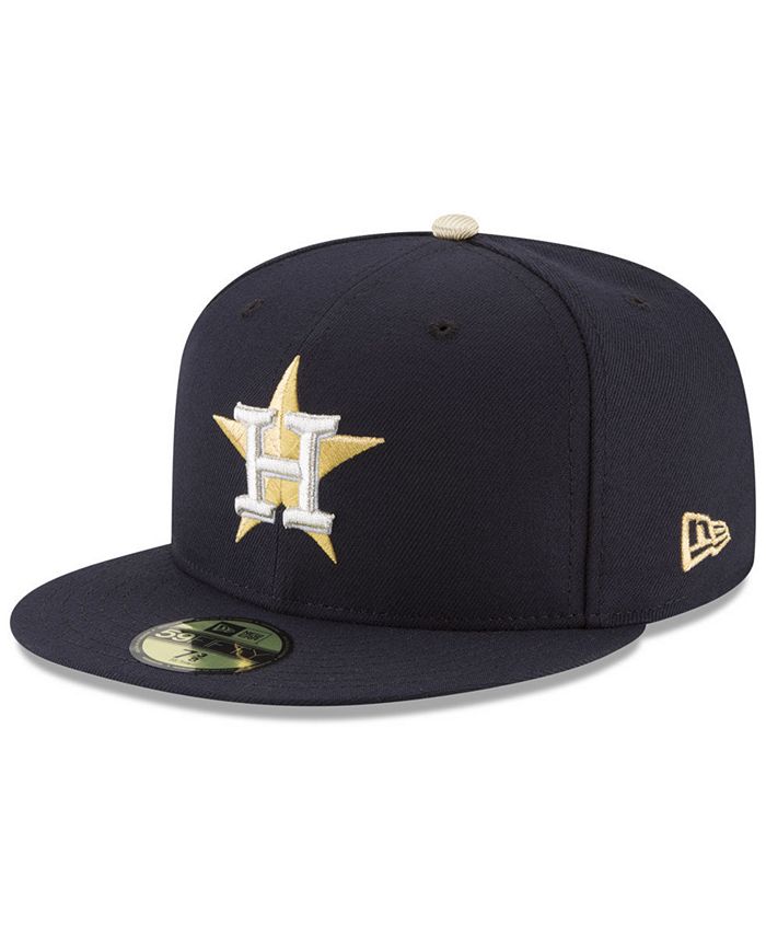New Era Houston Astros World Series Commemorative Gold 59FIFTY Fitted ...