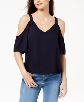 calvin klein cold shoulder top