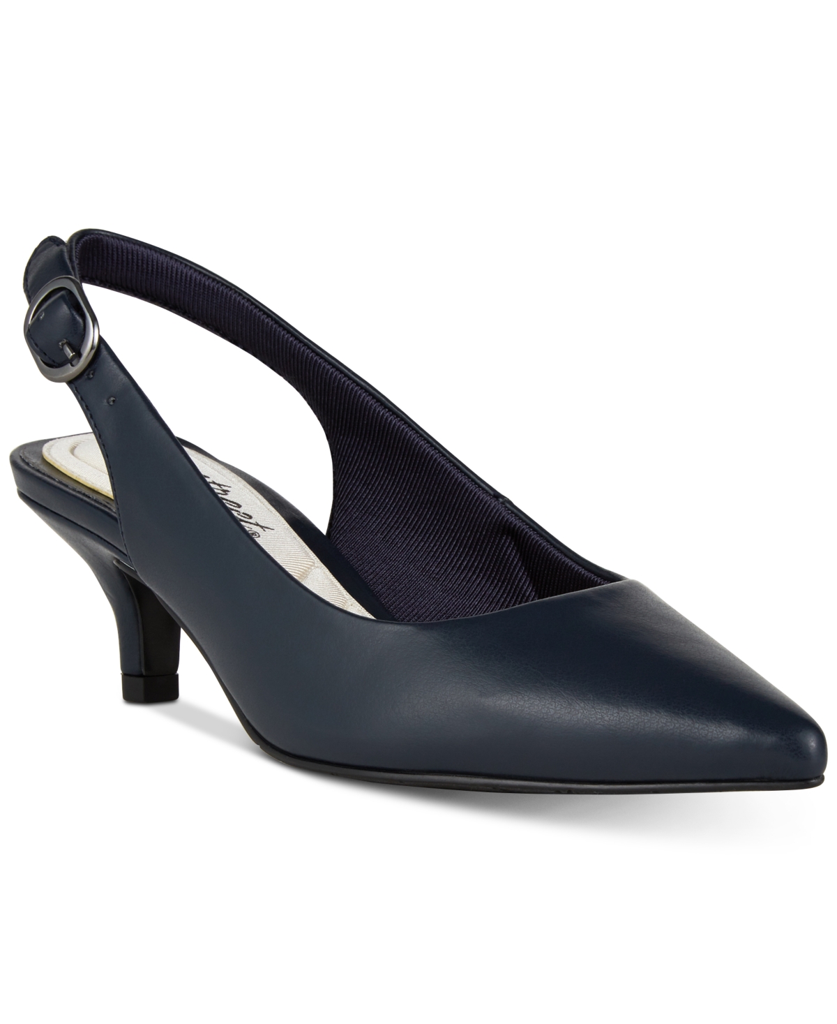 Easy Street Faye Slingback Kitten-Heel Pumps