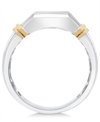 Men's Diamond Ring (1/2 ct. t.w.) in 10k Gold  and White Gold