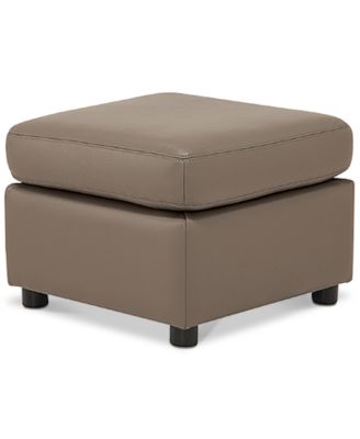 Ennia Leather Ottoman