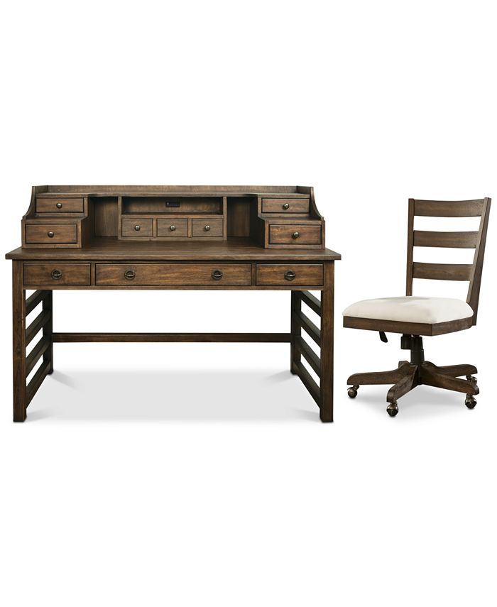 Furniture Ridgeway Home Office Furniture, 2Pc. Set (Leg Desk With