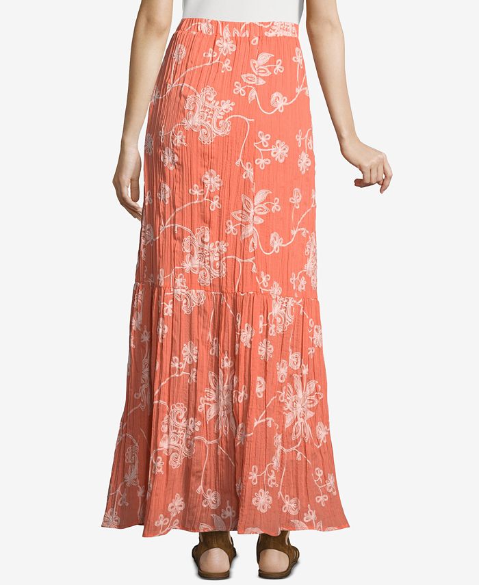 ECI Embroidered Maxi Skirt & Reviews - Skirts - Women - Macy's
