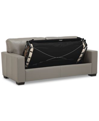 Ennia 75" Leather Full Sleeper, Created for Macy's