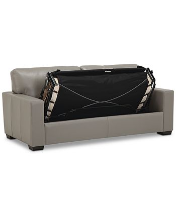 Furniture - Ennia 75" Full Leather Sleeper