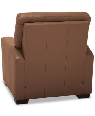 Ennia 36" Leather Pushback Recliner, Created for Macy's