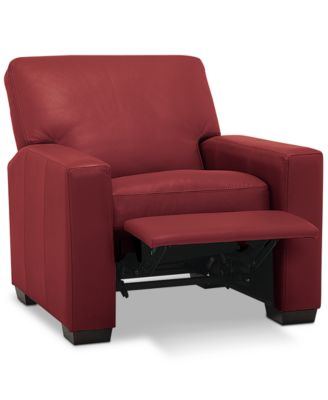 Ennia 36" Leather Pushback Recliner