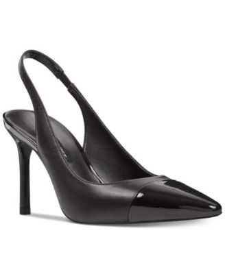 nine west low heel pumps