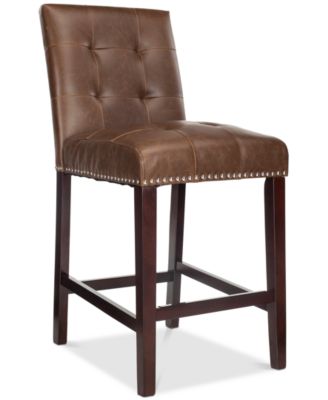 Ora Faux Leather Counter Stool (Set Of 2)