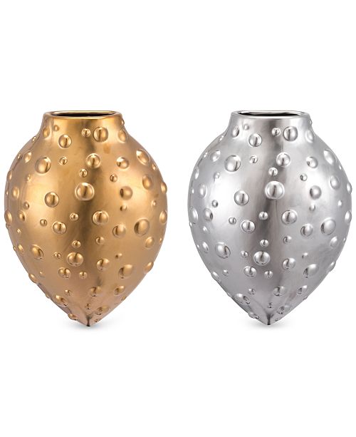 Zuo Mini Puntos Matte Gold Tone Wall Vase Reviews Vases Home