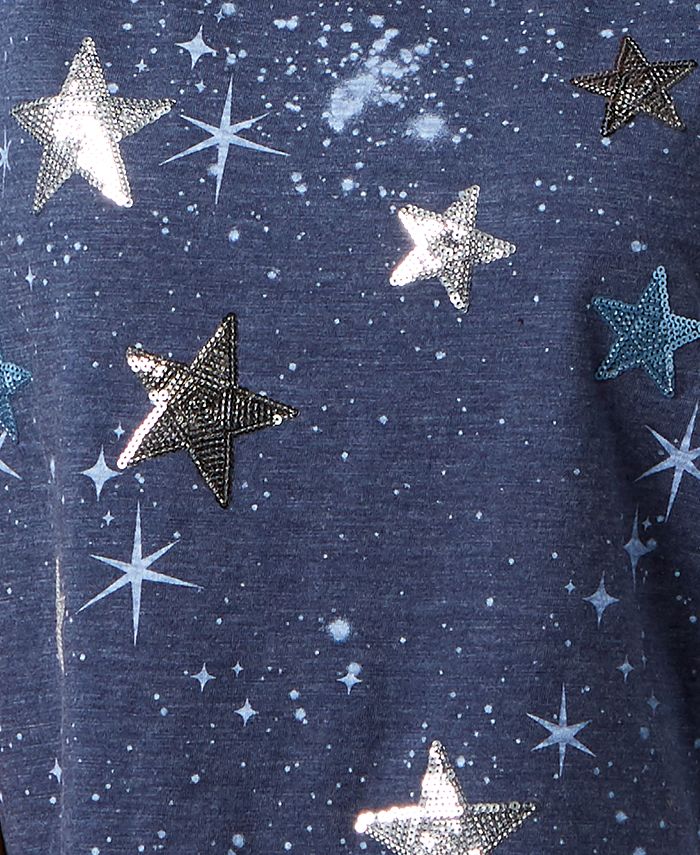 Style & Co Embellished Star T-Shirt, Created for Macy's - Macy's