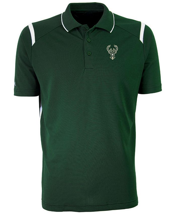 Antigua Men s Milwaukee Bucks Merit Polo Shirt Macy s