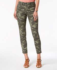 Curvy-Fit Skinny Printed Jeans, Created for Macy's