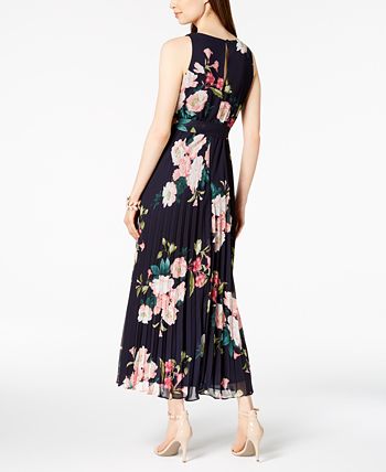 Jessica Howard Petite Belted Floral Maxi Dress - Macy's