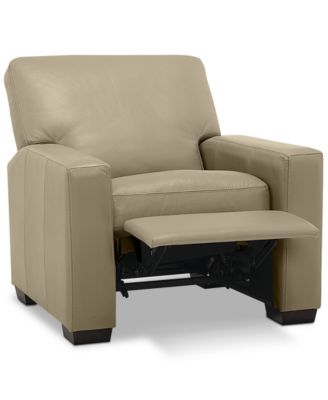Ennia 36" Leather Pushback Recliner