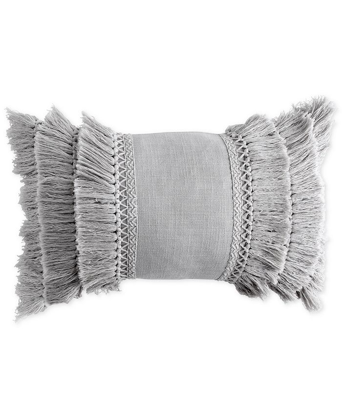 Peri Home - 12" x 18" Fringe Decorative Pillow