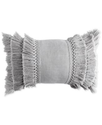 Home 12" x 18" Fringe Decorative Pillow