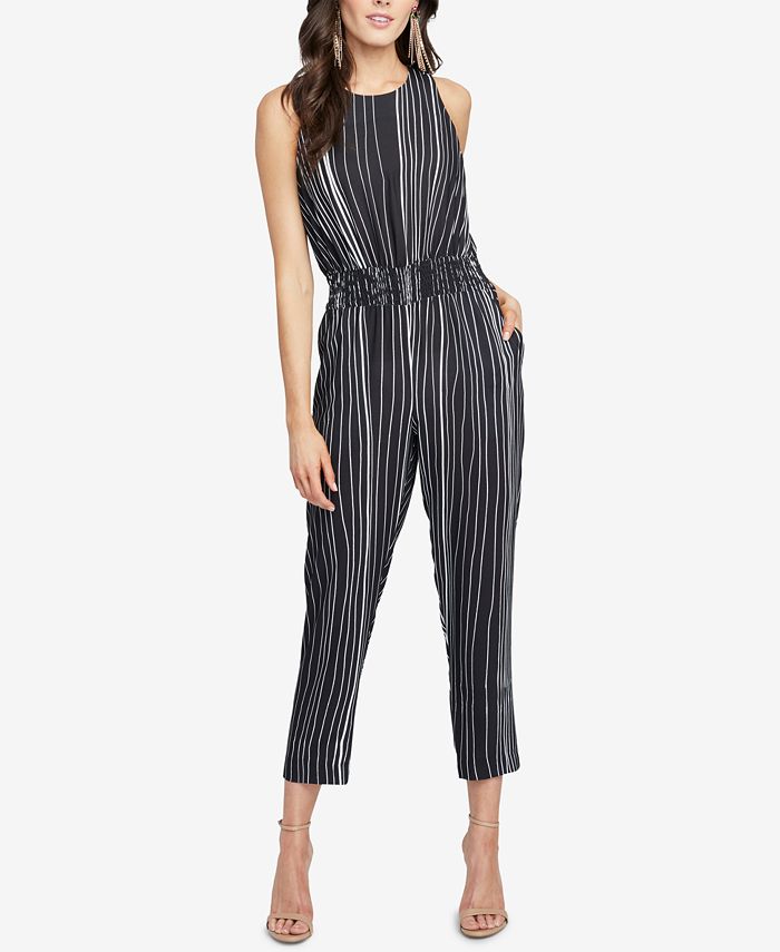 RACHEL Rachel Roy Lucia Striped Jumpsuit, Created for Macy's & Reviews ...