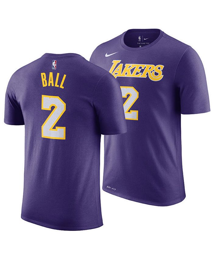 Nike, Shirts, Lakers Lonzo Ball Jersey