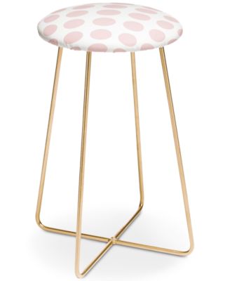 Deny Designs - Lisa Argyropoulos Blushed Kiss Dots Counter Stool