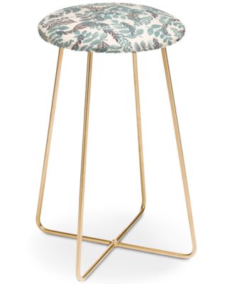Deny Designs - Dash and Ash Blue Bell Counter Stool