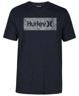 HURLEY MEN'S ONE AND ONLY BOX LOGO T-SHIRT