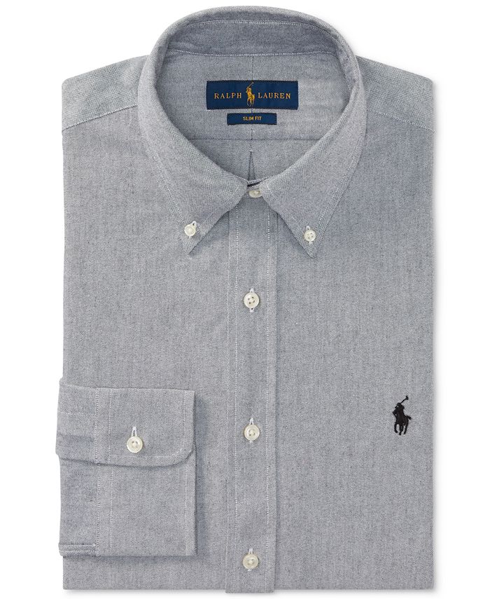 Polo Ralph Lauren Men's Classic Fit Cotton Easy Care Dress Shirt - Macy's