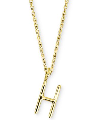 chloe initial necklace