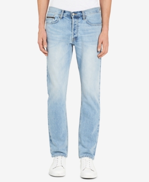 CALVIN KLEIN JEANS EST.1978 MEN'S STRAIGHT TAPERED FIT JEANS