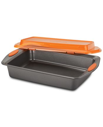 Rachael Ray - Non-Stick Bakeware 9" by 13" Cake Pan & Lid