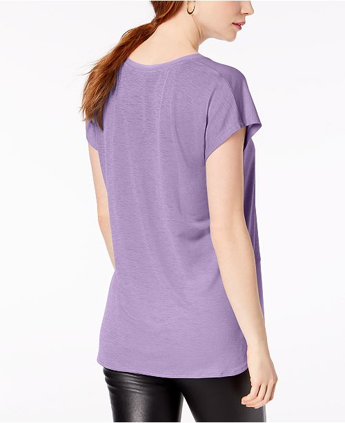 macys womens v neck tops