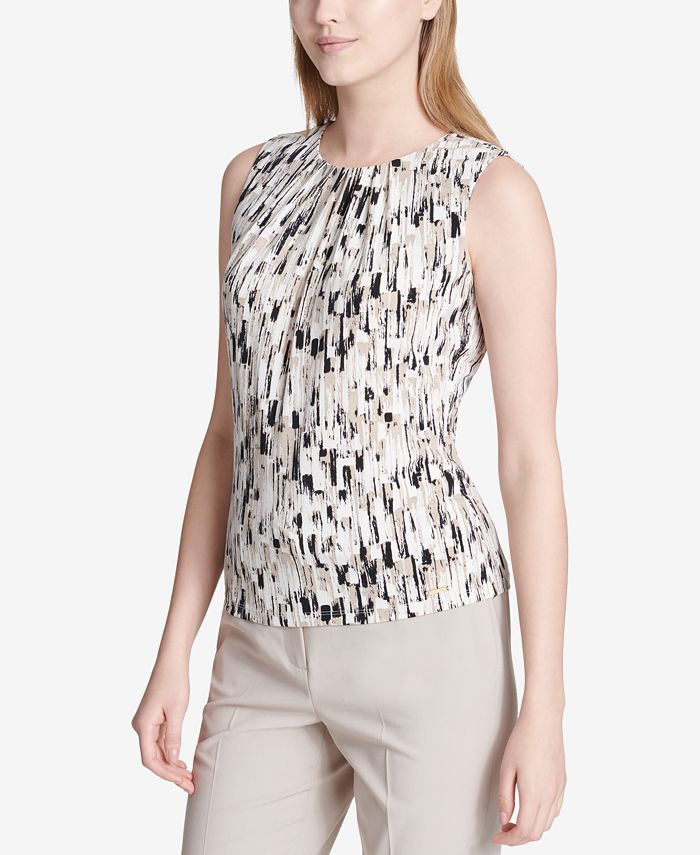 Calvin Klein Pleated Shell Macy s