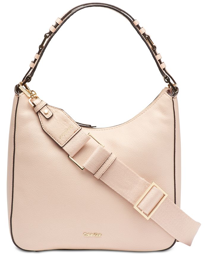 ijs Gevangene onszelf Calvin Klein Hester Pebble Leather Hobo & Reviews - Handbags & Accessories  - Macy's