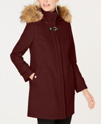 petite toggle coat