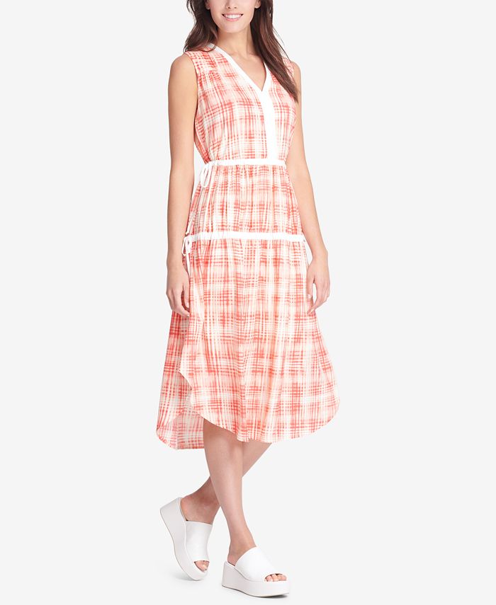 DKNY Printed Ruched Dress, Created for Macy's Macy's