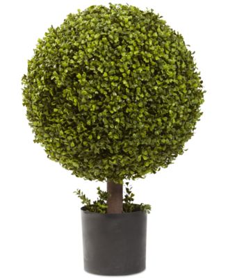 Nearly Natural - 27" Boxwood Ball Topiary Artificial Plant