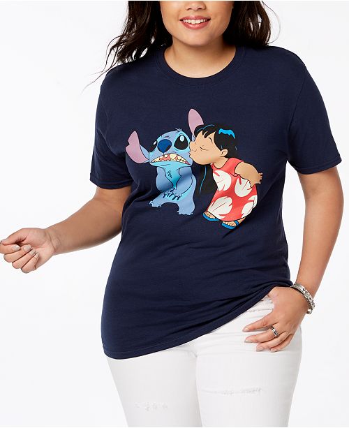 Disney Plus Size Cotton Lilo Stitch T Shirt Reviews Tops