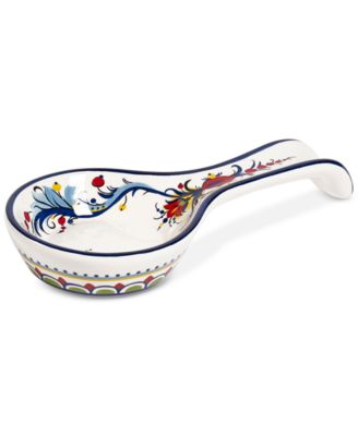 Tabletops Unlimited - San Marino Italian Blue Spoon Rest