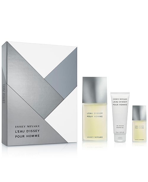 Issey Miyake Men S 3 Pc L Eau D Issey Pour Homme Gift Set Reviews All Perfume Beauty Macy S