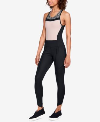 Under Armour - Colorblocked Open Racerback Jumpsuit
