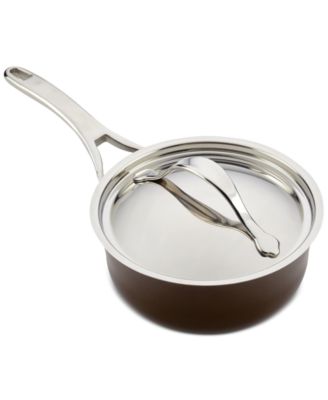 Anolon Nouvelle Copper Luxe Hard-Anodized Non-Stick 2.5-Qt. Saucier
