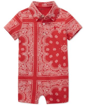 red bandana polo