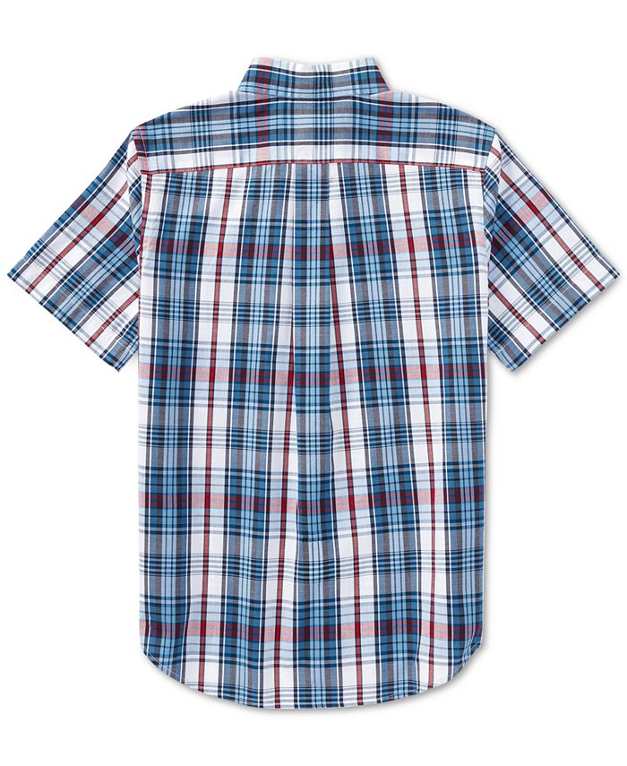 Polo Ralph Lauren Big Boys Cotton Madras Shirt - Macy's