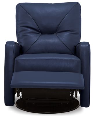 Finchley Leather Power Swivel Glider Recliner