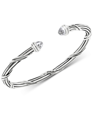Peter Thomas Roth White Topaz Cuff Bracelet (2-3/4 Ct. T.w.) In Sterling Silver