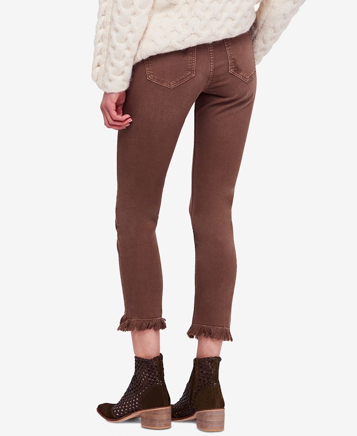 Free people great sales heights frayed skinny jeans