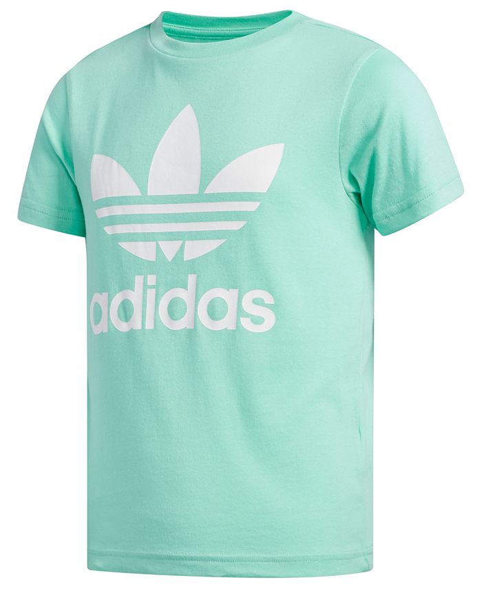 adidas Big Girls Logo-Print Cotton T-Shirt - Macy's
