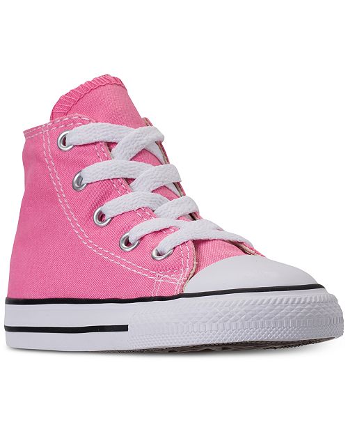 Converse Toddler Girls Chuck Taylor High Top Casual Sneakers From